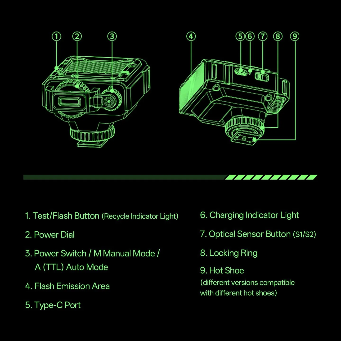 Viltrox Spark Z3 TTL On-Camera Flash - Image 8